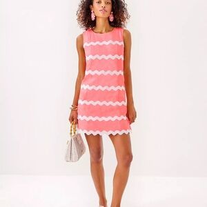 🆕 Lilly Pulitzer KERRA SHIFT ROMPER in “Sorbet Pink” MSRP $218 NWT sz 16